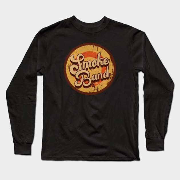 Vintage Smoke Band Long Sleeve T-Shirt by CTShirts